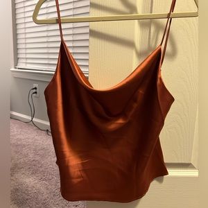 Burnt orange tank top